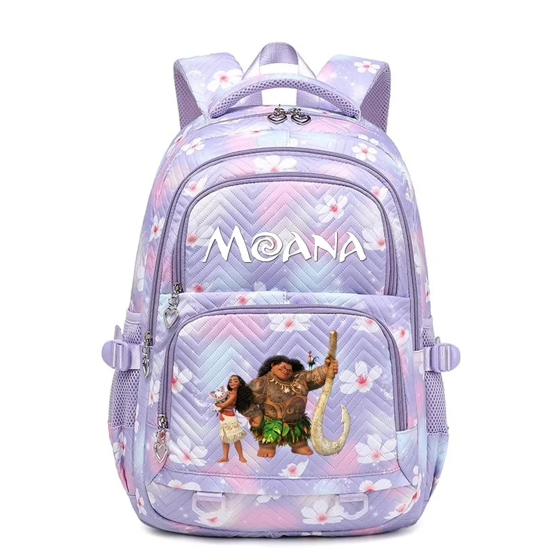 

Изысканный женский рюкзак Moana с цветочным принтом, Женская портативная Водонепроницаемая дорожная сумка, сумка для книг для девочек-подростков и студентов, Mochila