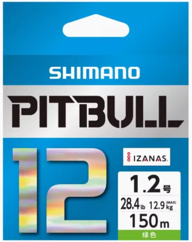 Original SHIMANO PITBULL X8 X12 Braided Fishing Line PE 150M 200M