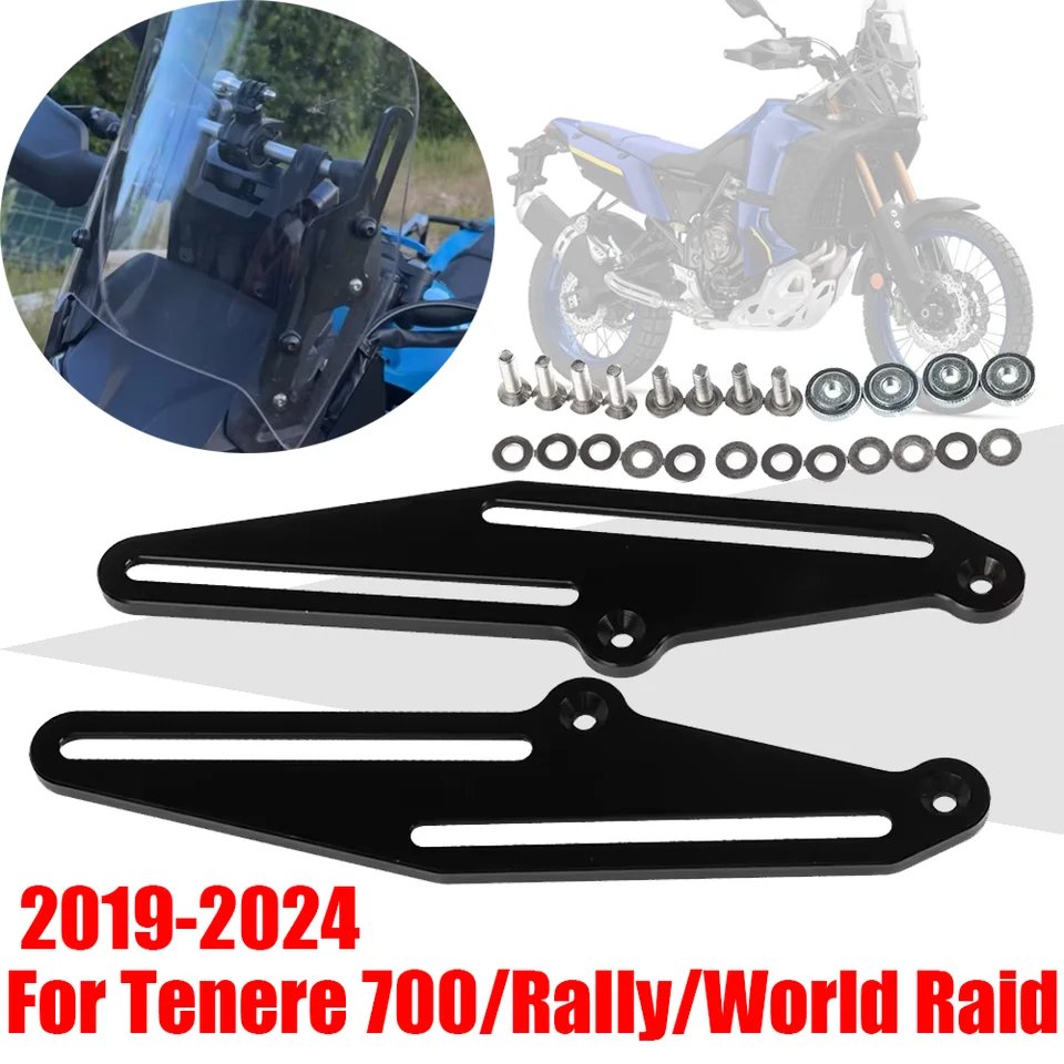 thumbnail image 2 of Motorcycle Windshield Windscreen For TENERE 700 Tenere700 T700 2019 2020 2021 2022 2023 2024 Racing Touring 2 of 9