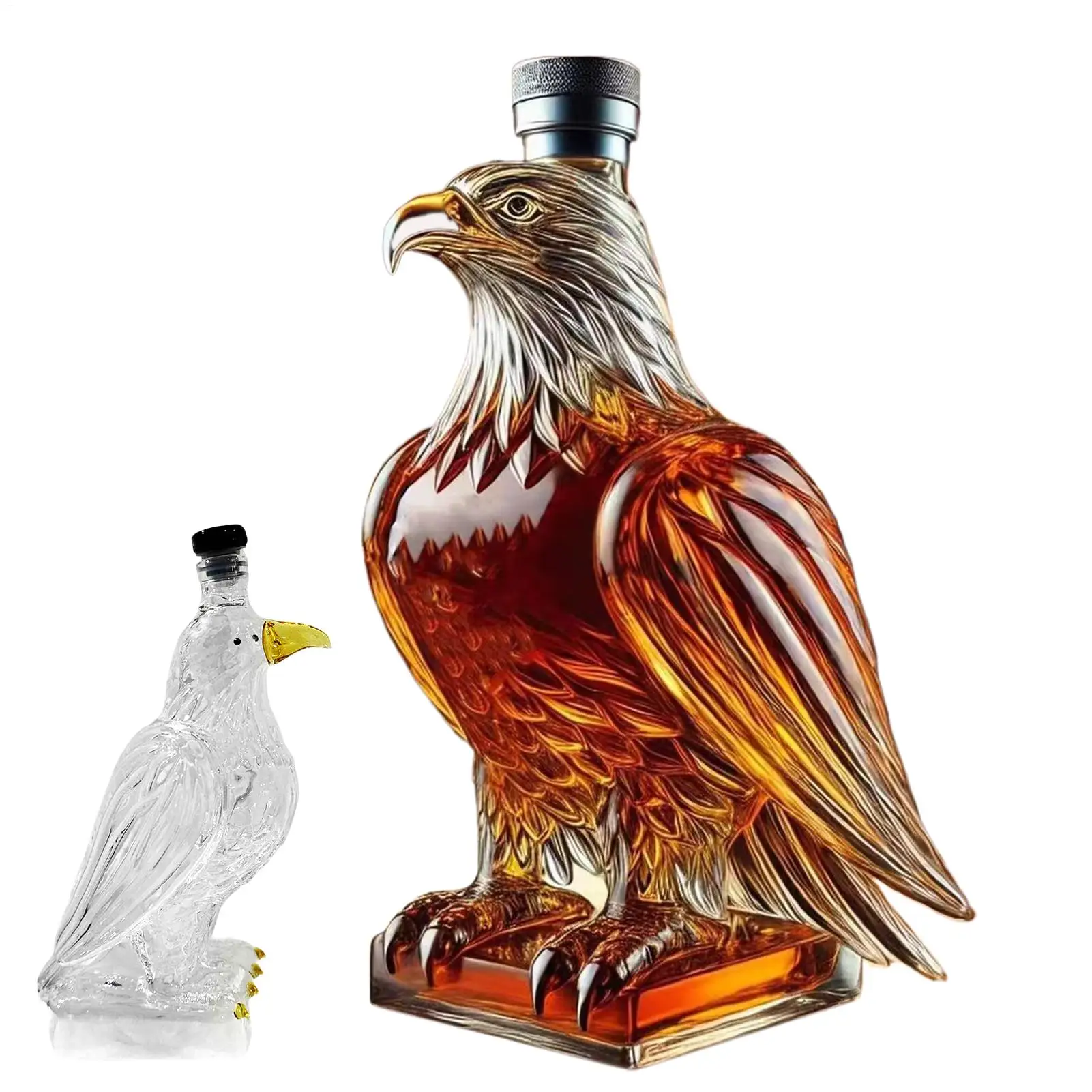 Exquisite Eagle Liquor Decanter Dad Husband Glass Whiskey Decanter Bottle Eagle Liquor Bottle Home Decoration for Holidays
