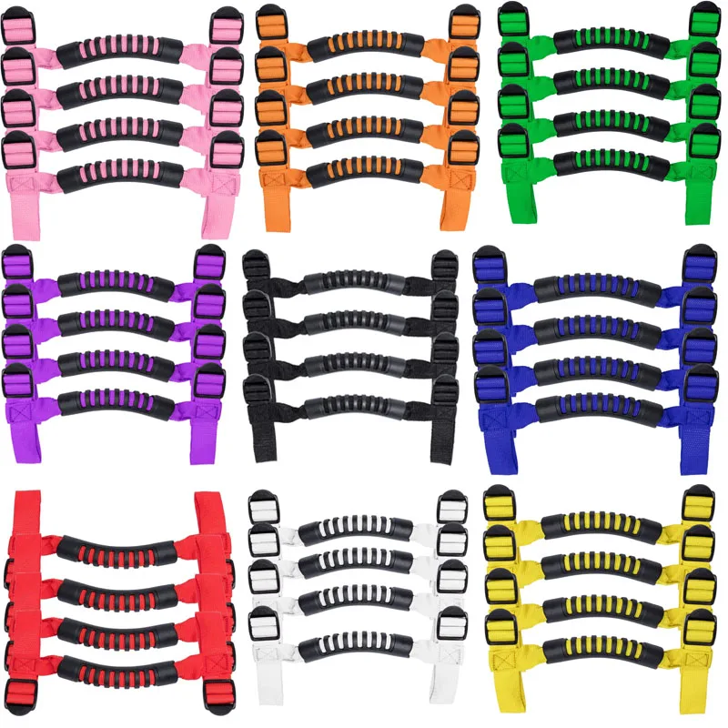 

Рулонная рукоятка для Jeep Wrangler YJ TJ JK JL Sports Sahara Freedom Rubicon X & Unlimited 1955-2022 -4 шт.
