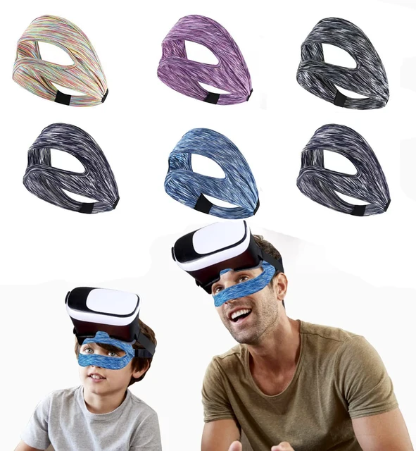 For Meta Oculus Quest 2 Accessories VR Eye Mask Cover Breathable Sweat Band Virtual Reality Headset For Quest 2 Pico 4 PSVR2 HTC