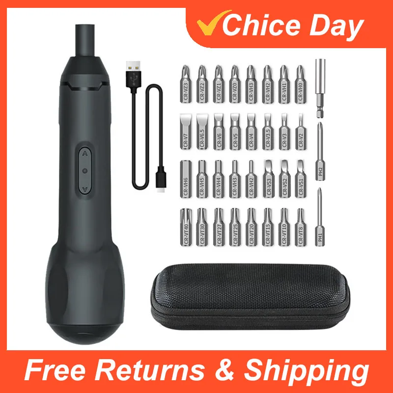 XiaomiElectricScrewdriverRechargeableMultifunctionCordless