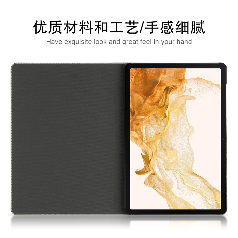 Capa de Couro Genuíno para Samsung Tablet Couro para Galaxy Tab s8 Plus Sm-x800 X806 X805 12.4 11 Sm-x706 X700 - Imagem 6