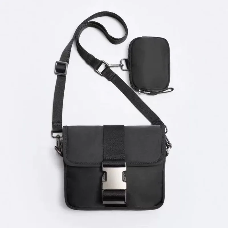 New Casual Men's Crossbody Bags 3 in 1 Samll Square Crossbody Bag Men Women Shoulder Messenger Bag Fashion Flap Shoulder Bags 1