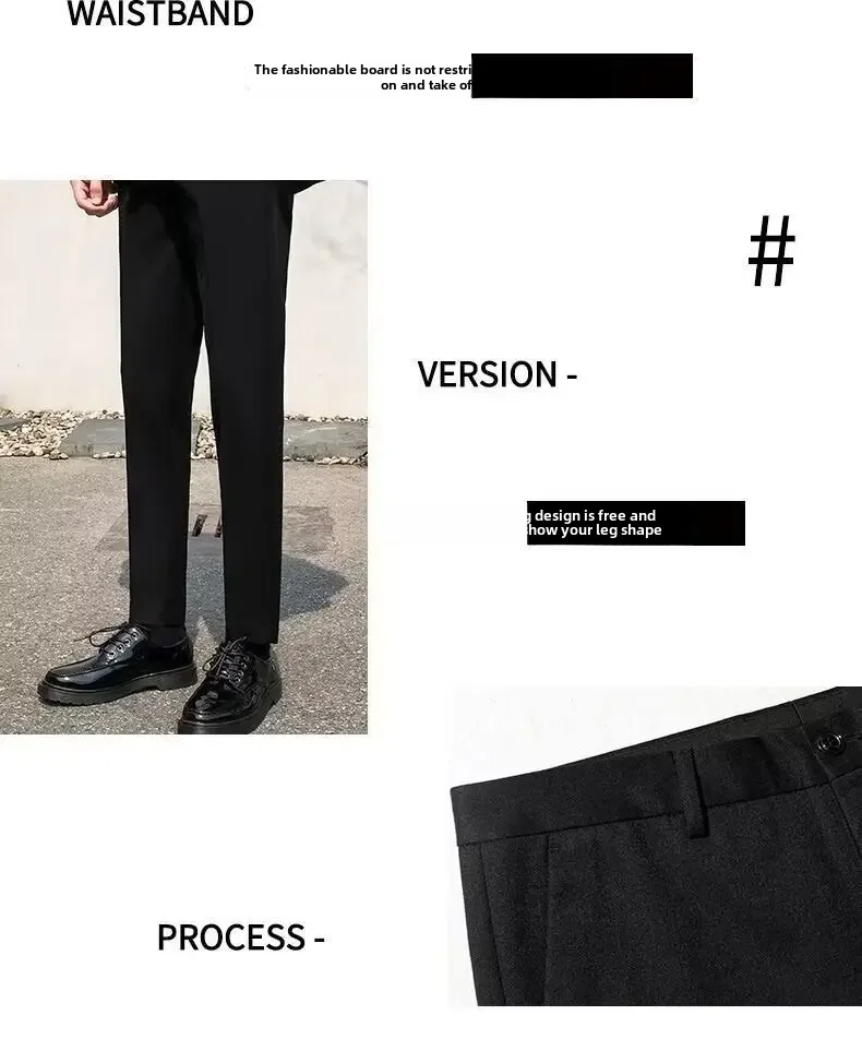 Lange, verkürzte Hose aus Eisseide für Herren