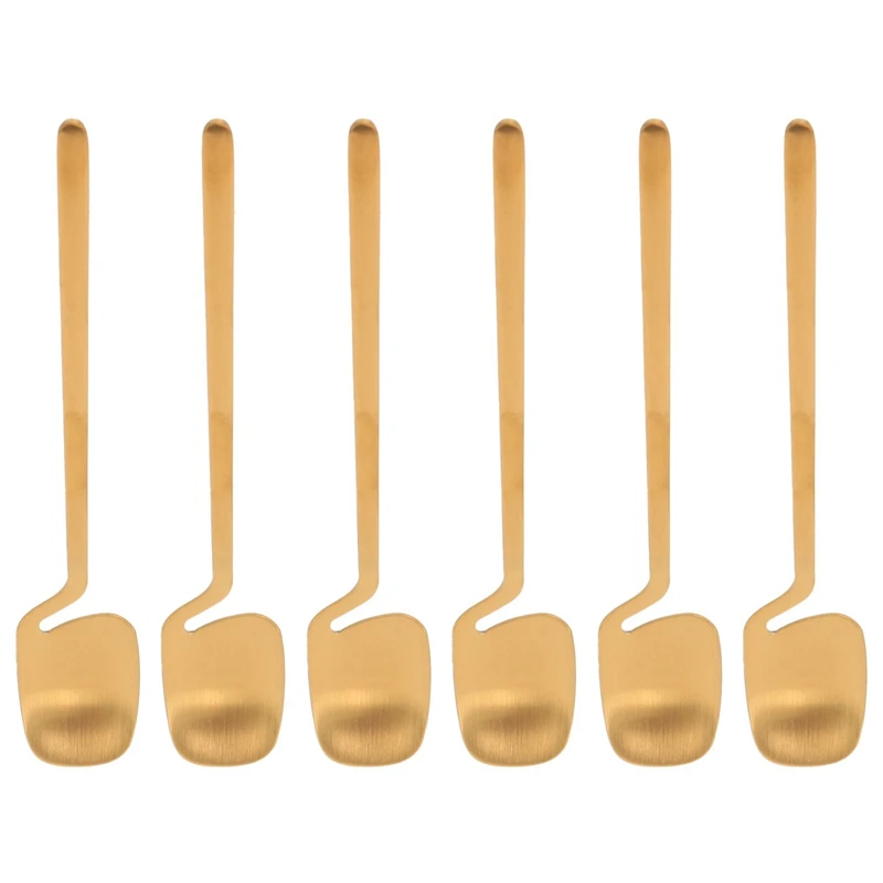 

Coffee Spoons,12 Pieces Espresso Spoons,5.6 Inches Stainless Steel Small Spoons Teaspoons Tiny Spoon(Gold)