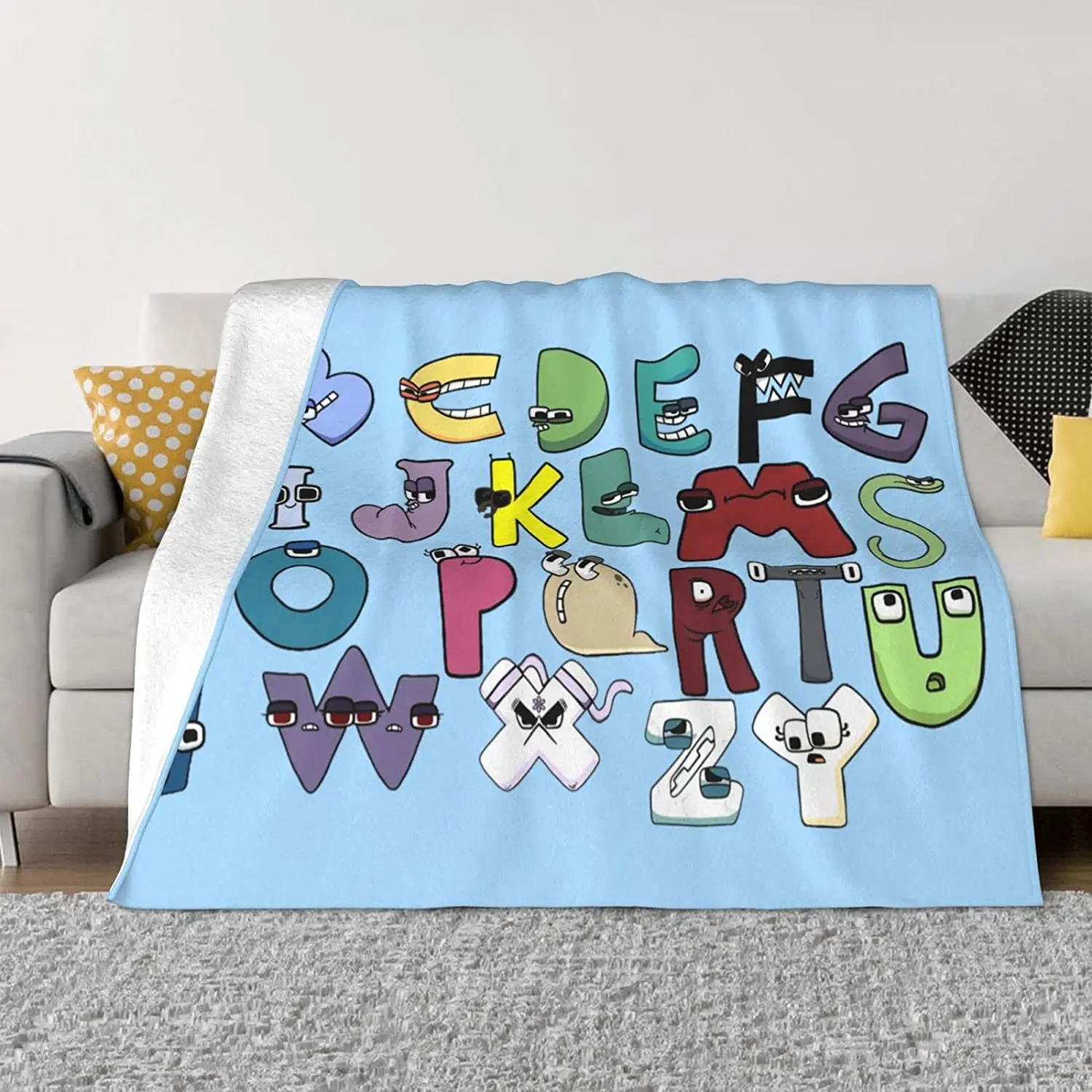 Alphabet Lore Baby Blankets sold by Reconstruction_Long-Legged, SKU  42918737