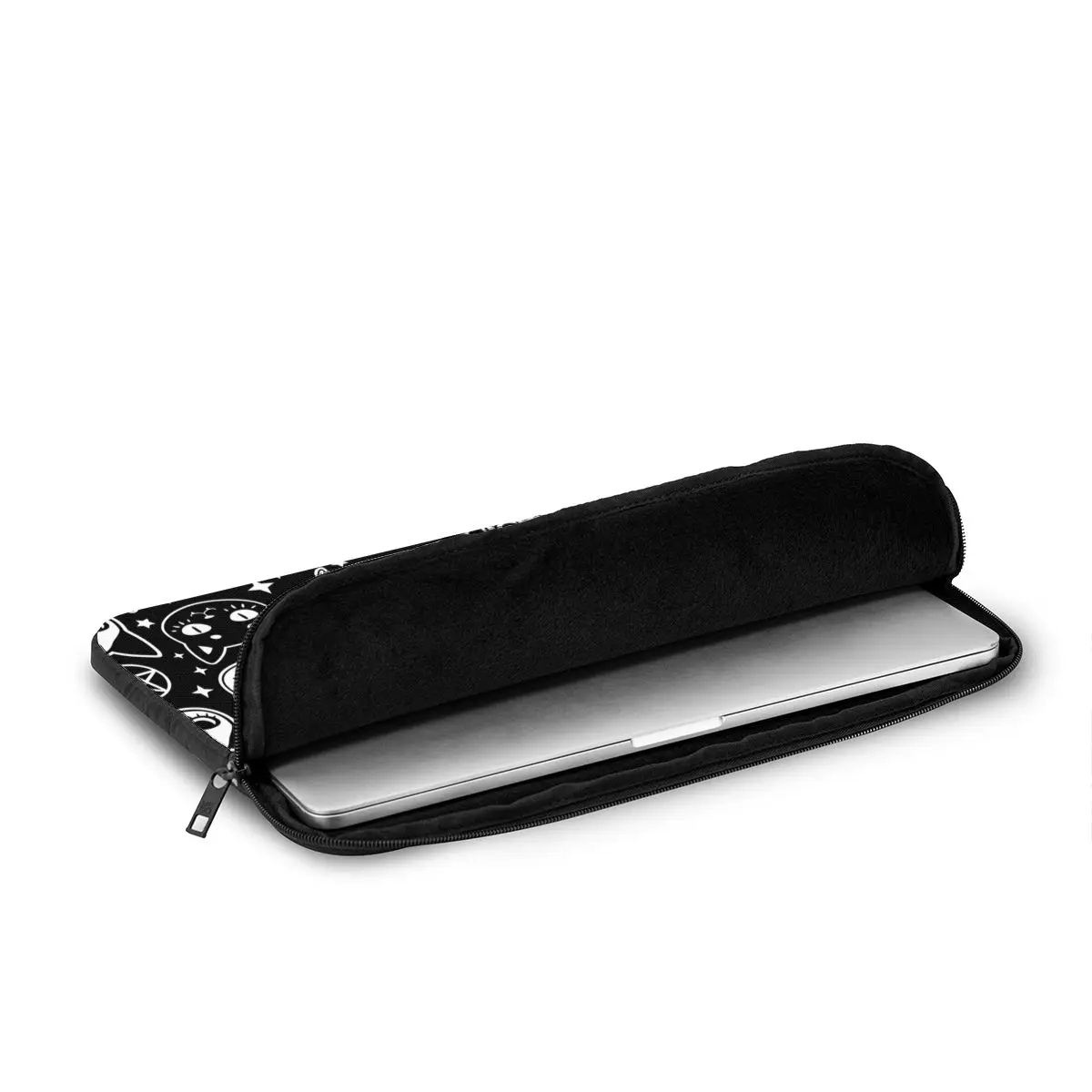 Gato Mágico Bruxaria Bolsa do Portátil Case 12 13 15 17 Caderno Luva Case à Prova de Choque Case Bolsa - Imagem 2