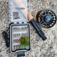 Waterproof Box Adams Dry Fly 28pcs Flies Kit 5