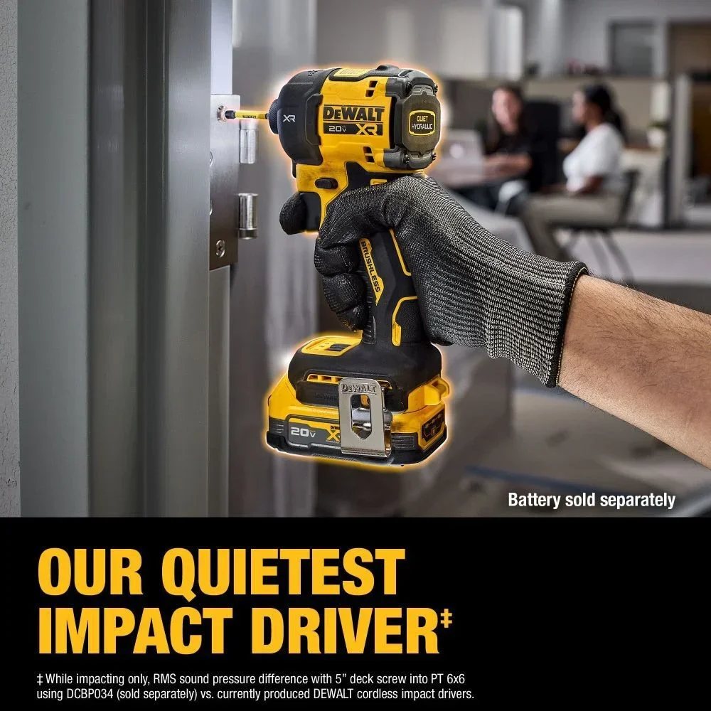 Oil Impulse Impact Driver Noise DEWALT DCF870 20V MAX XR 1/4
