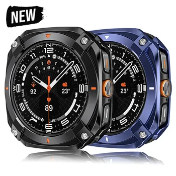 Aluminium Alloy Protective Case For Samsung Galaxy Watch Ultra 47mm Men Cover for SAMSUNG ULTRA 7 Screen Protector Accessories