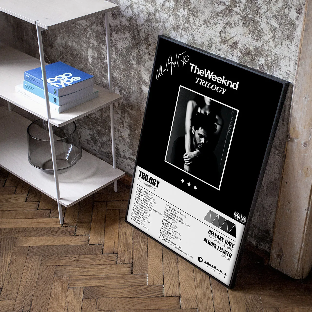 Music Hot Album Star The Weeknd Starboy Poster Hip Hop Posters For Living Room Canvas Painting Art Home Wall Decor Picture Peckshirt