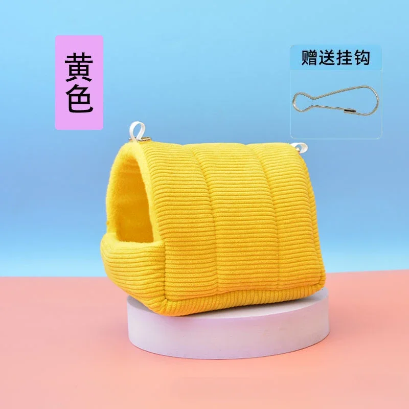 Bird Cage Accessories Parrot Cotton Nest Mini House Parrot Nest Budgie Warm Winter Hammock Cage Hut Tent Bed Hanging Cave