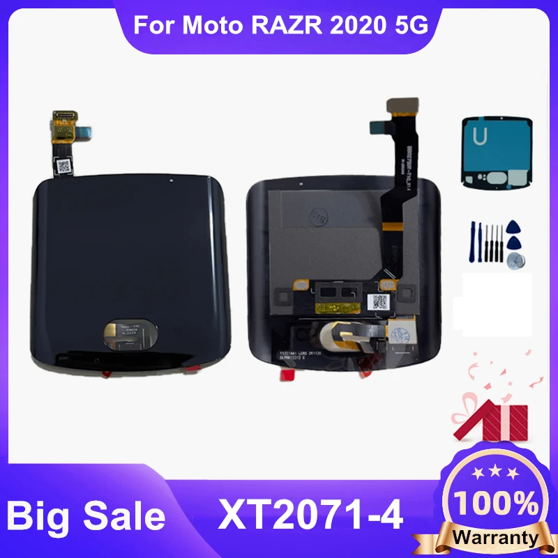 Pour Motorola Moto Razr 5G 2020 XT2071-4 xt2071 LCD Display + Touch Screen Digitizer Assembly Remplacement pour Motorola Razr 5G LCD  509
