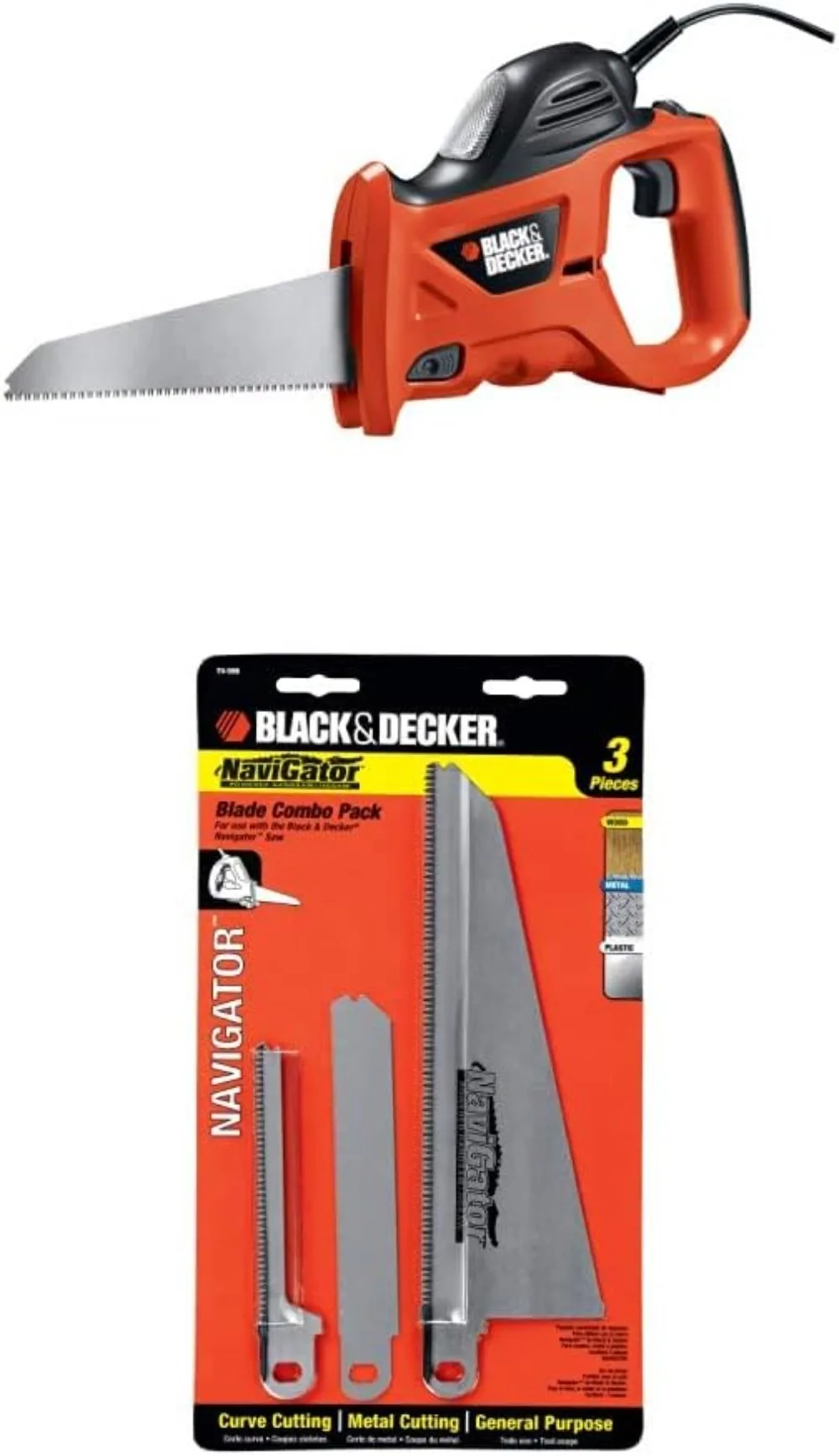 Black and Decker Powered Handsaw with Storage Bag PHS550B from Black and  Decker - Acme Tools