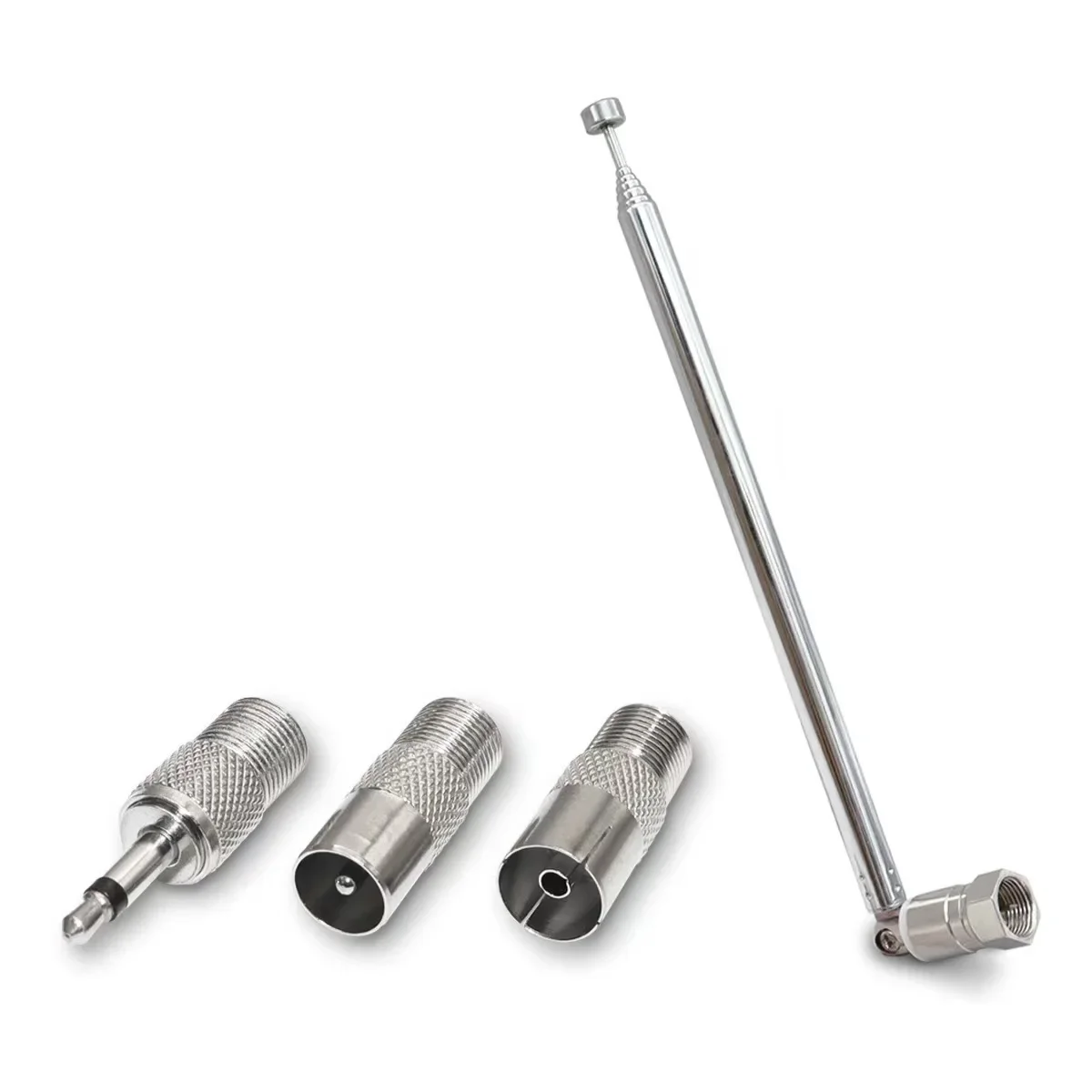 Adattatore per antenna radio FM DAB retrattile Ricevitore AV HiFi Mini sistema Lunghezza antenna Connettore F-maschio Accessori radio - immagine 6