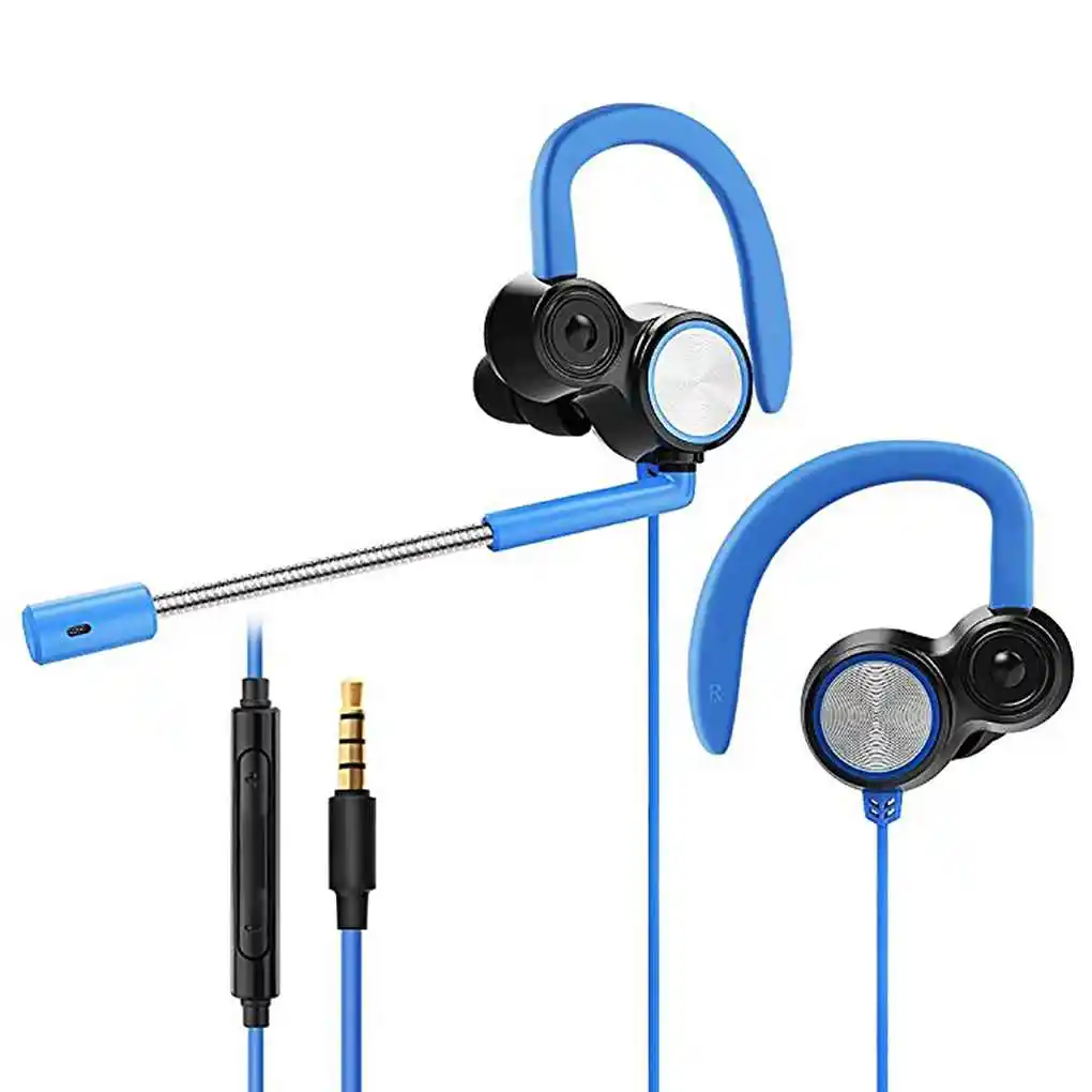 

V6 профессиональная Мобильная игровая гарнитура; Наушники с двойным микрофоном; Двойной драйвер; Шумоподавление; Наушники