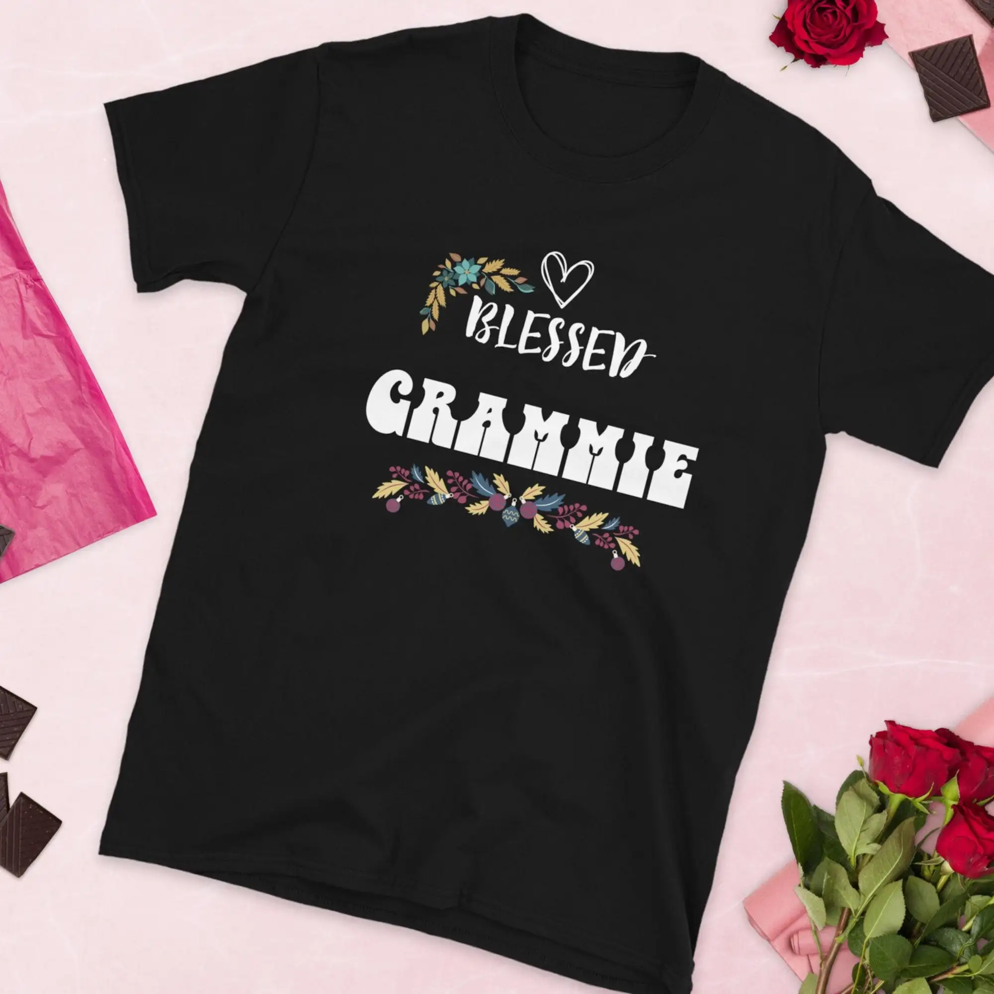 T-Shirt Beata Grammie Nonna Stampa Floreale Granny Grandma'S Garden