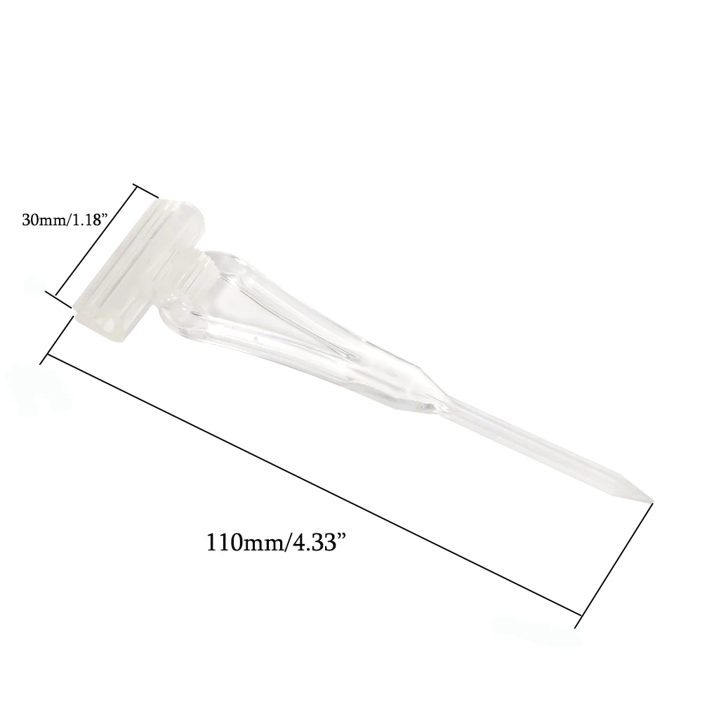 Plastic Food Sign Display Holder Spike Food Sign Card Place Clip Advertising Clips Delis Price Tag Gripper Spear