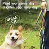 New Rainbow Walking Dog Rope Large Medium And Small Dog Traction Rope Snap On Pet Collar Nylon Strap Woven Dog Pet Accessories 6
