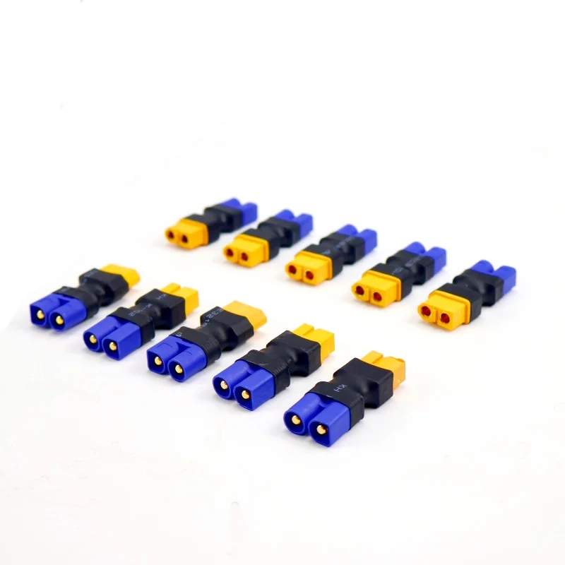 5/10 pièces EC5/EC3 à XT60 Deans mâle femelle sans fil connecteur adaptateur pour RC FPV véhicule Lipo batterie ESC – Image 4