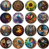 Circular colored wooden puzzle - Irregular shaped wooden puzzle - High difficulty puzzle - Puzzle toys - Exquisite birthday gift 1