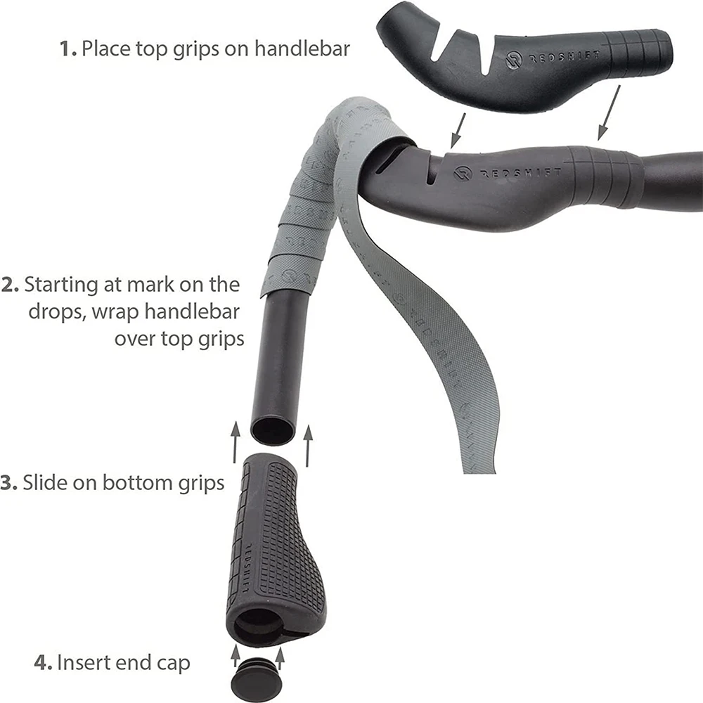 REDSHIFT road bike handlebars cruise control ergonomic design suitable drop off handlebars