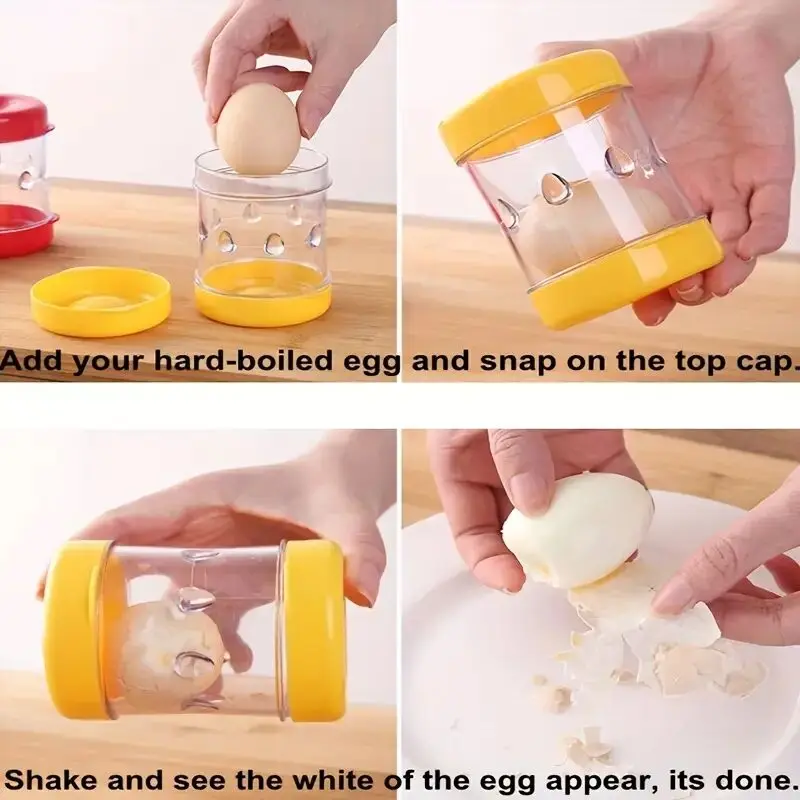 1PC Boiled Eggs Peeler And Cracker Boiled Egg Shell Peeler Stripper, Shake  And Peel Peeling Kitchen Tool, Egg Opener Tool