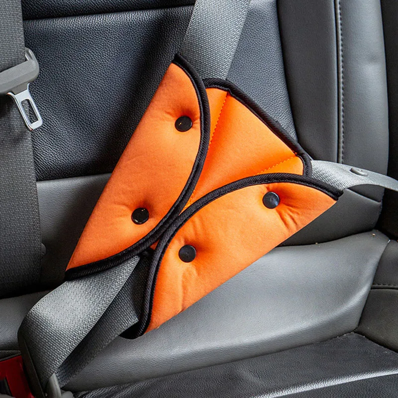 Support de réglage de ceinture de sécurité de voiture, housse de rembourrage  de ceinture de sécurité pour bébé, enfant, enfants, anti-cou, positionneur  lancé, kit de coussin - AliExpress
