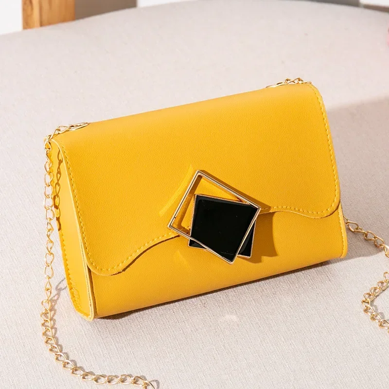 

Small Crossbody Bags for Women PU Leather Shoulder Messenger Bag for Girl Bolsas Ladies Chain Phone Purse Designer Luxury Bag