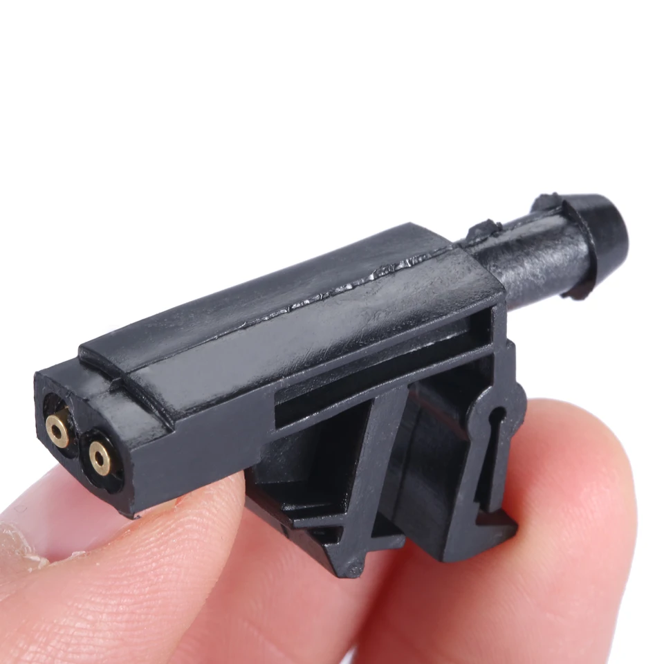 2 Pcs 6438A0 Front Wiper Washer Jet Nozzle Spray Liquid Hood For