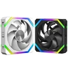 JUMPEAK CS120 ARGB ventilador de refrigeración 360mm 240mm Modular apilable empalme PWM silencioso 120mm RGB ventiladores para juegos PC caja enfriador de agua