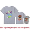 New Disney Toy Story Shirts To Infinity and Beyond Family Matching Outfits Funny Cotton Dad Mom and Me Disneyland Trip Tshirts 4