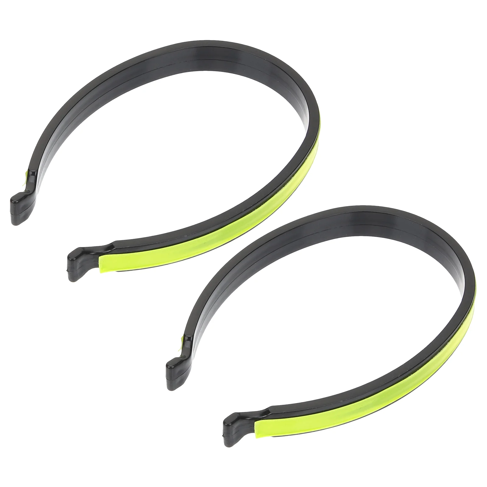 

2 Pcs Bike Reflector Clip Leg Reflective Band Alarming Riding Trousers Bands Clips Night Cycling Resin