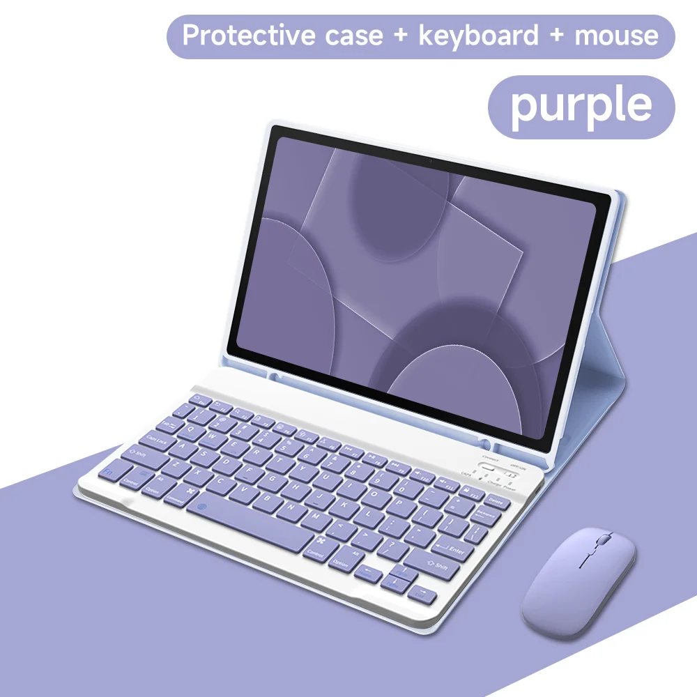 Universal Tablet Case with Bluetooth Keyboard and Mouse