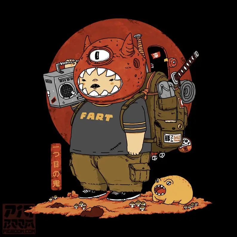 

One Eyed Oni - Oni Mask Unisex T-shirt