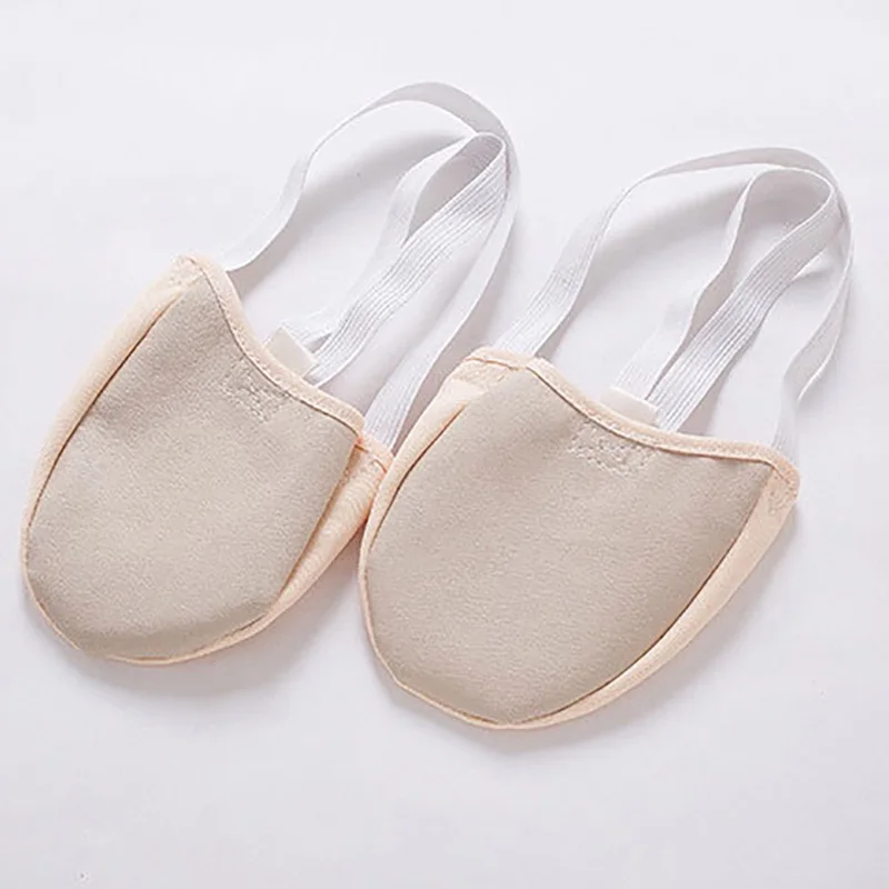 USHINE Half PU Leather Sole Ballet Pointe Dance Shoes Rhythmic Gymnastics Slippers Foot Girls Women 4