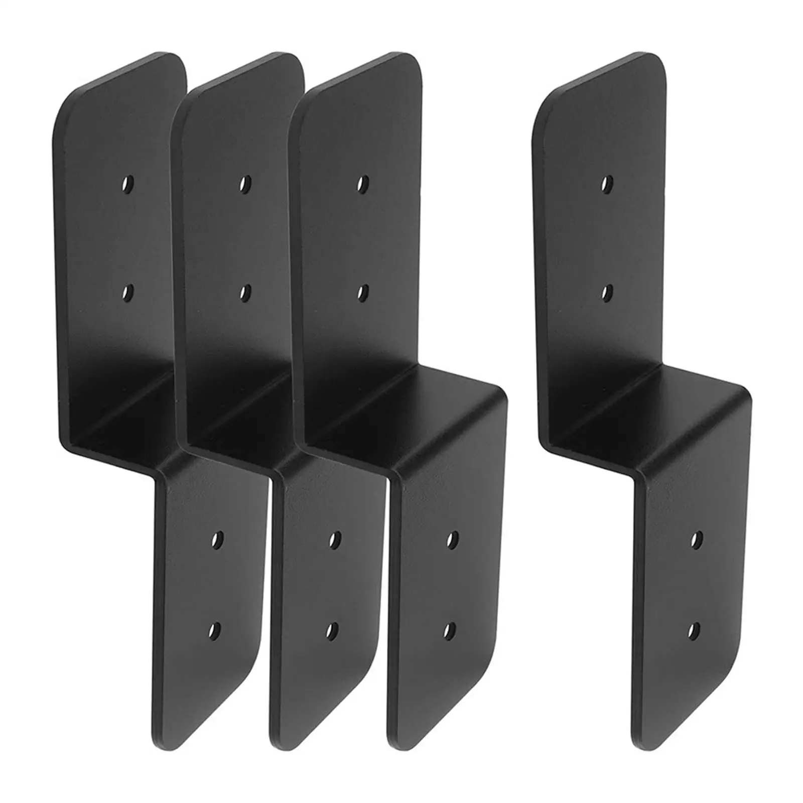 4x Post to Beam Z Brackets Pergola Brackets for Trusses Wood Shelves Shed