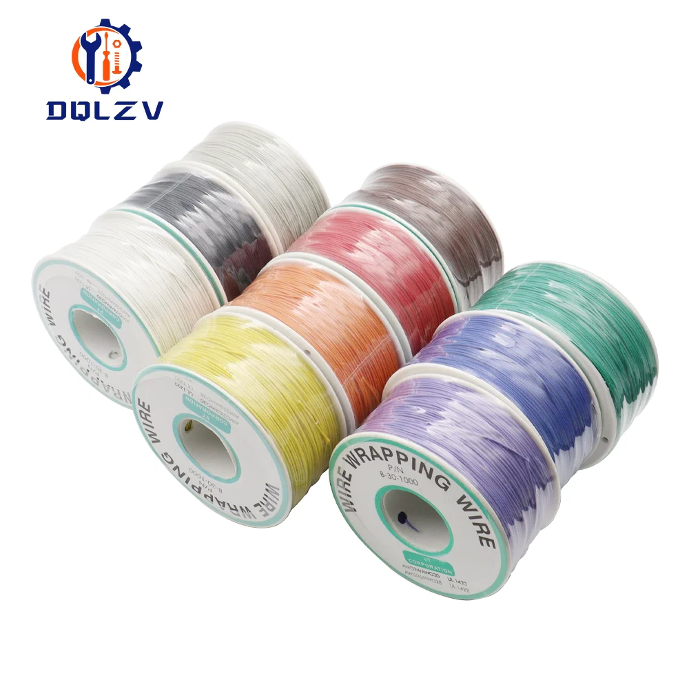Cobre Estanhado Single Strand Copper Cabo Fio Jumper Elétrico Isolamento de Pvc ok Pcb Flying Solid 30awg