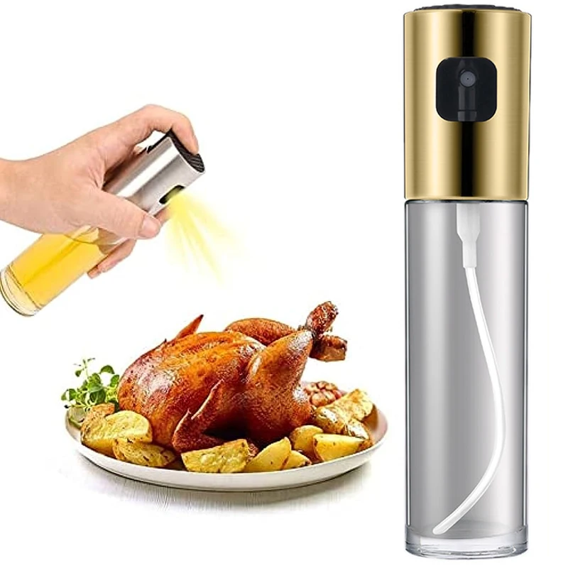 Oil Sprayer for Cooking Spray Bottle Kitchen Gadgets Accessories for Air Fryer Canola Oil Spritzer Widely Used for Salad BBQ