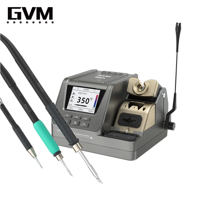 

GVM H3 3-in-1 Smart Soldering Station,Supports T245/T210/T115 Handles Automatic Identification,LCD Display,USB-Linked Computer