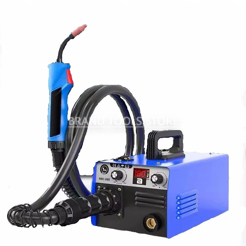 Small Laser Handheld Welding Machine Mini Gas Protection Small NBC-280 Carbon Dioxide Gas Protection 2.2m Integrated Welding Gun