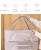 Herb Drying Rack 3 Layer Hanging Mesh Net for Plants Hanging Drying Fish Net Foldable Hanging Mesh Dryer for Buds, Fruits 3