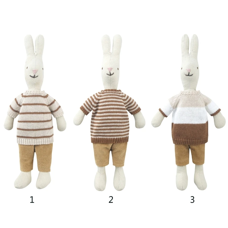 Sweet Style Plush Cartoon Rabbit Shape   Appease Toy Infant Comfort