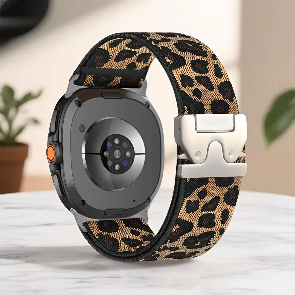Braided Elastic Sport Bracelet for Smartwatch - Versatile Adjustable Band