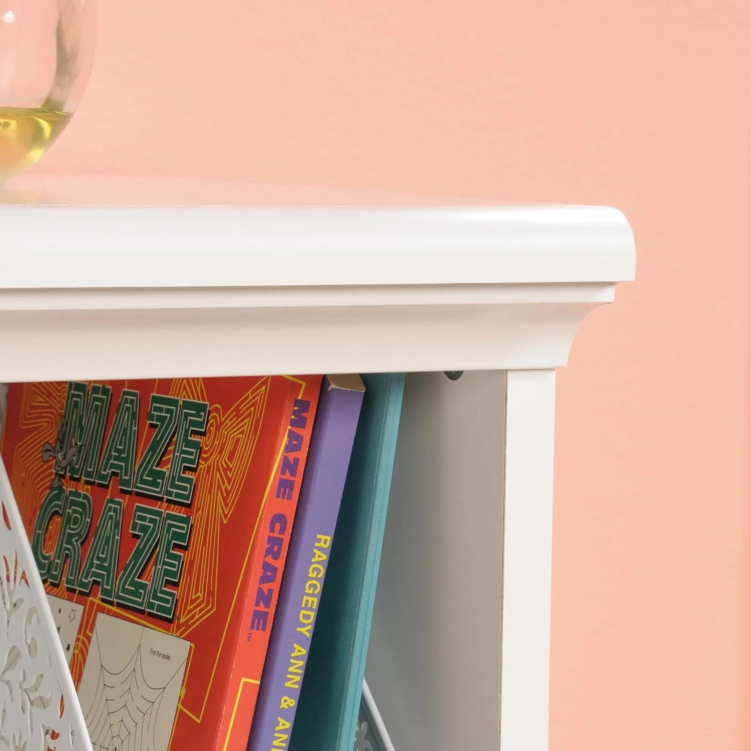 Storage Chest Organizer Kids Bookcase Toy Box Bin for Bedroom Living Room L41.10 x W 14.49 x H 32.84 Soft White 6