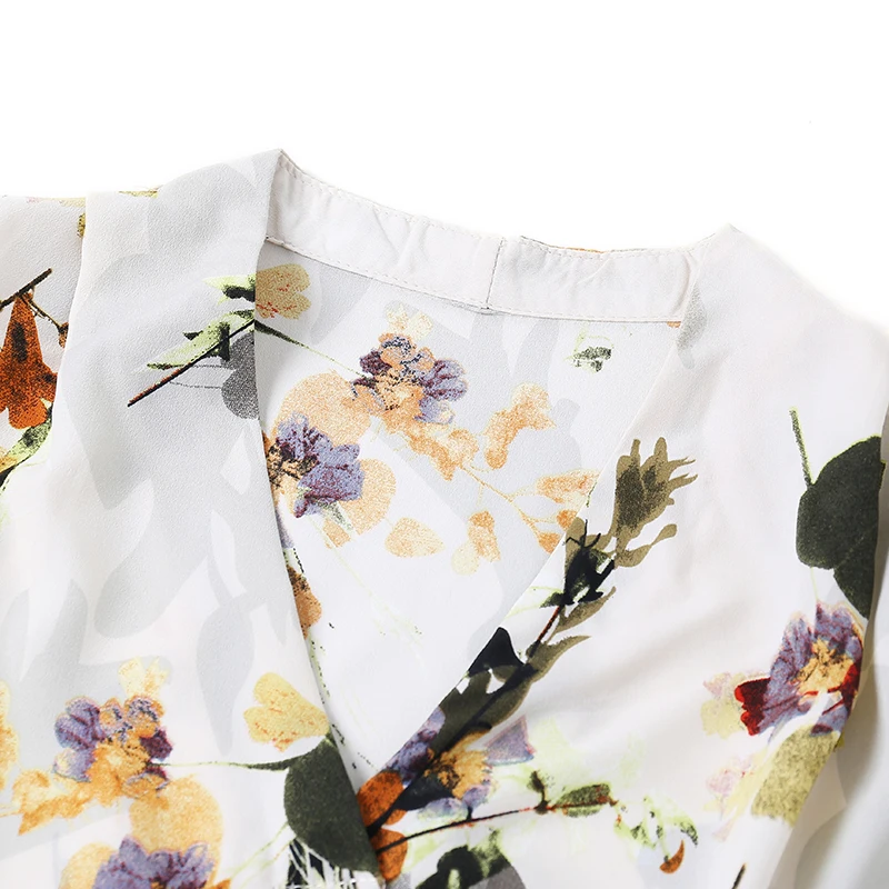 Women's Sweet Chiffon Floral Shirt, Tops, Half Sleeve Blouses, Ladies  Office Shirts, Summer Clothing, 2023