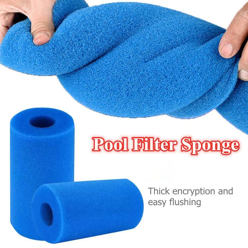 Pool Filter Cartridge for Intex Type A Swimming Pool Filter Foam Cartridge Reusable Washable Sponge Cleaner for water filter