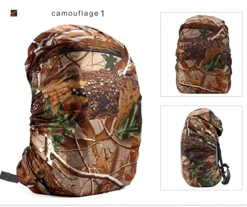 35L Outdoor Camping Hiking Mountaineering Backpack Bag Waterproof Rain Cap Cover